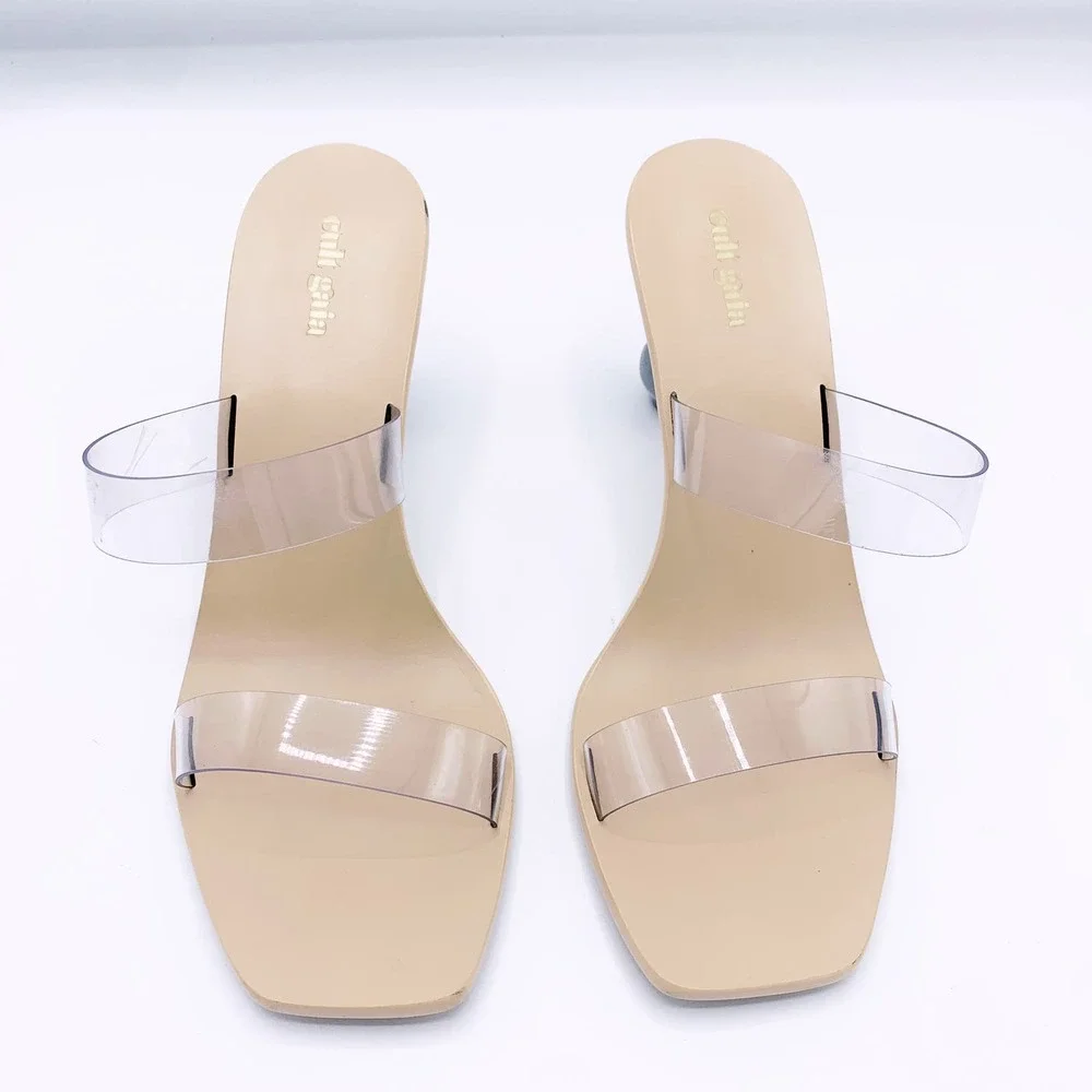 CULT GAIA Meta Bauble-Heel Vinyl Mules - Picture 13 of 14